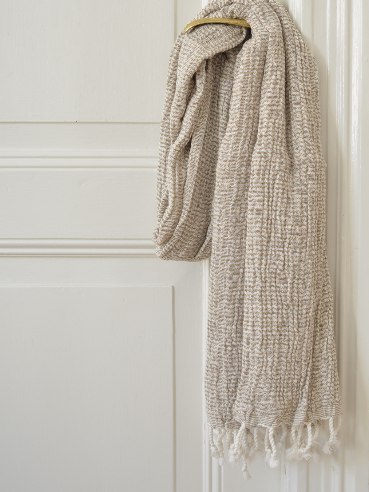 hammam towel double layered olive green